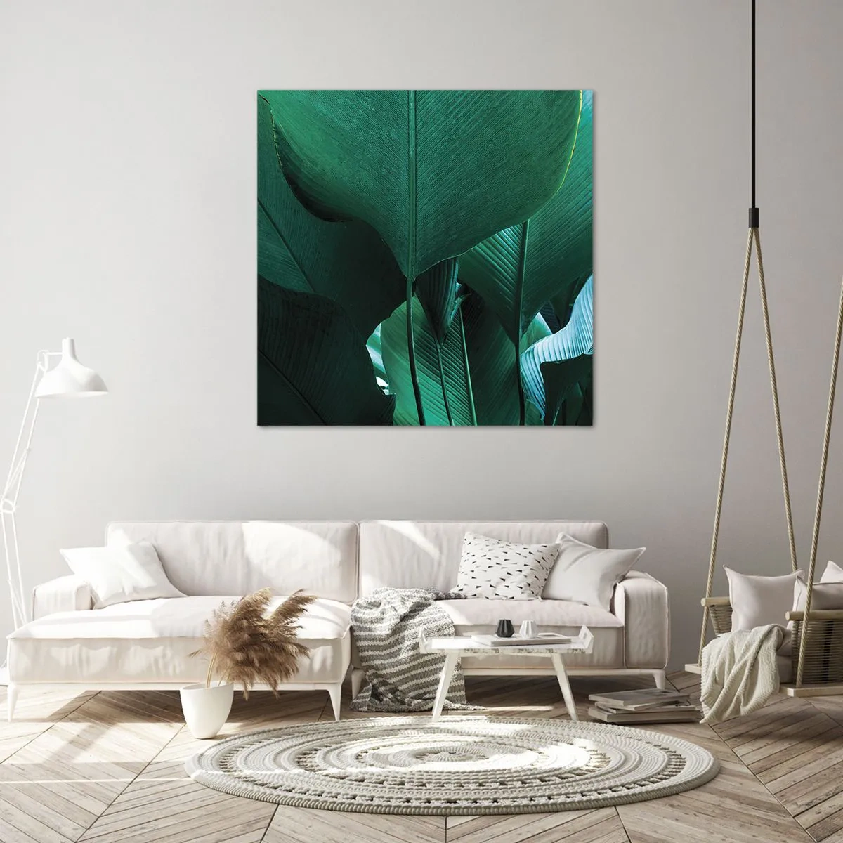 Obraz na plátne - Obrátené k svetlu - 70x70 cm