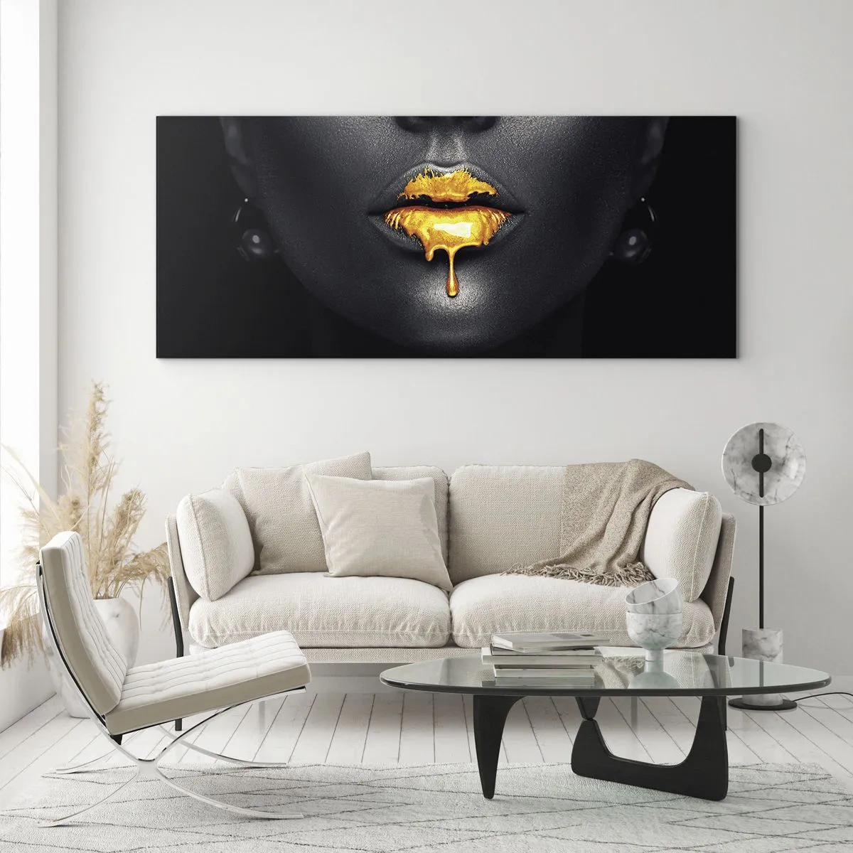 Obraz na skle - Zlatoústa - 100x40 cm