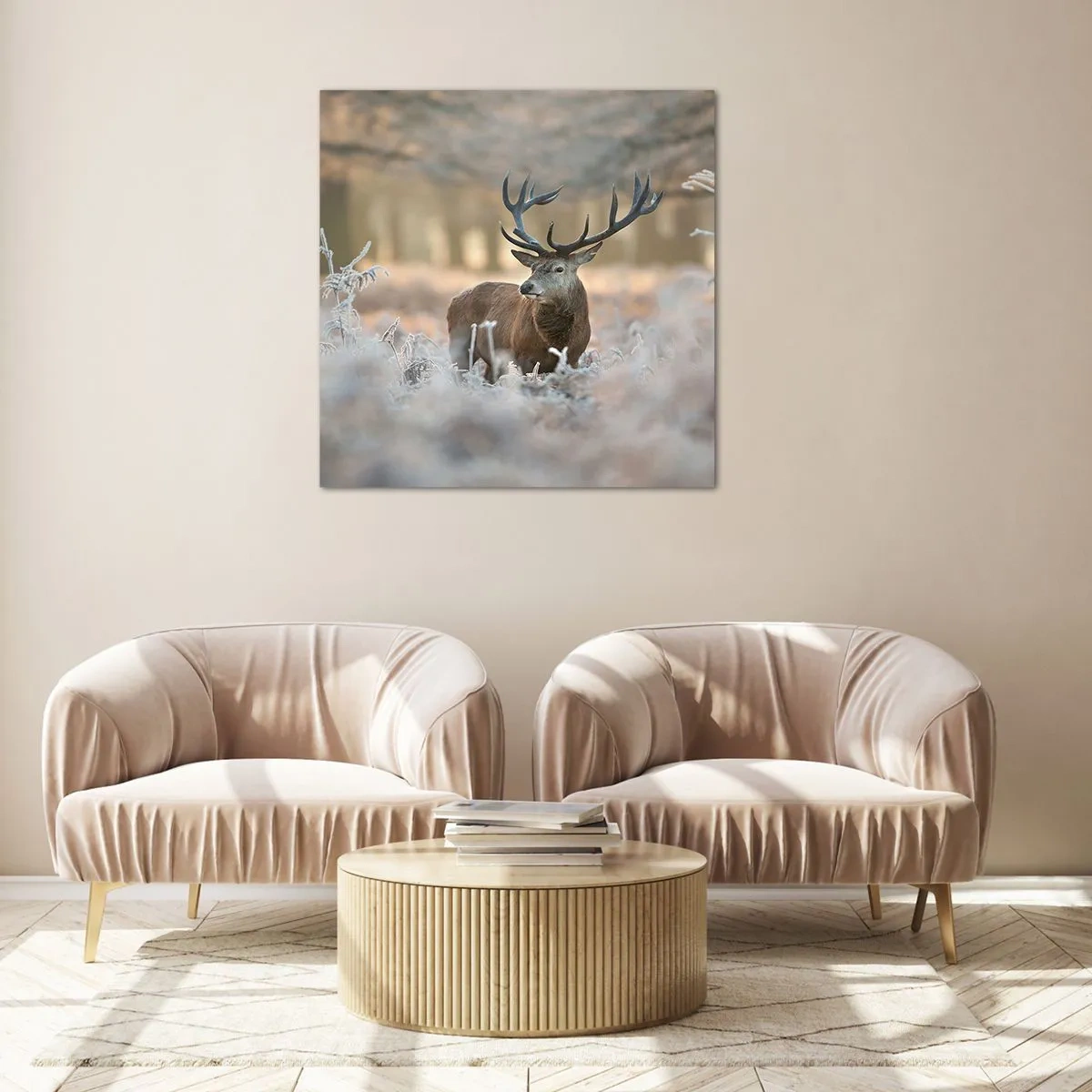 Obraz na skle - Svieže ráno - 70x70 cm