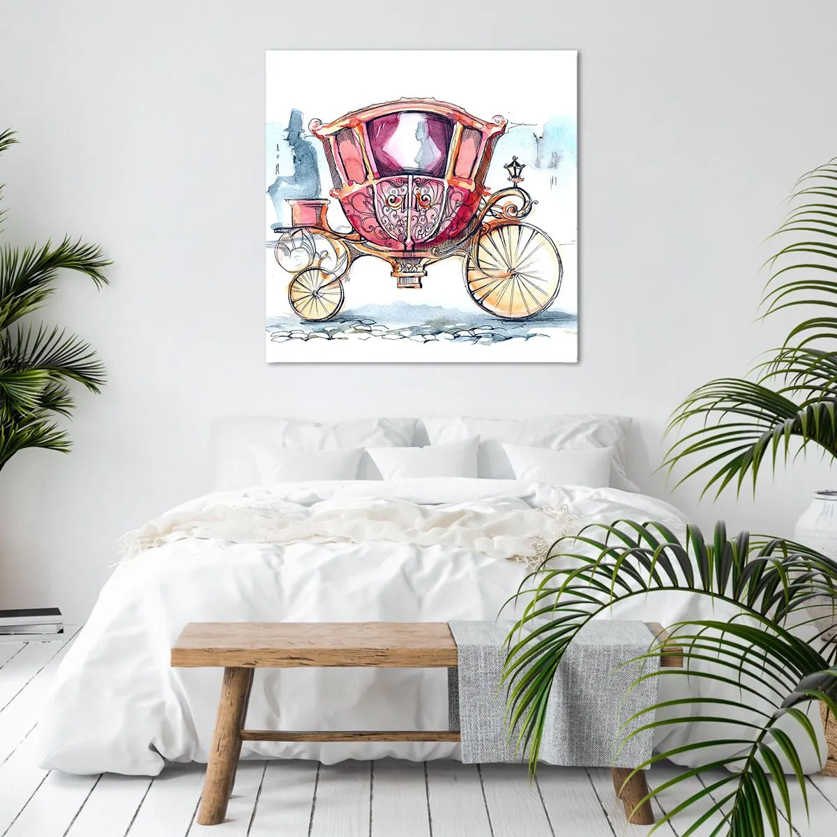 Obraz na plátne - Na svadbu alebo na ples? - 70x70 cm