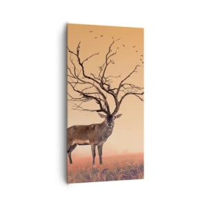 Obraz na plátne - Prajelen - večný duch lesa - 65x120 cm