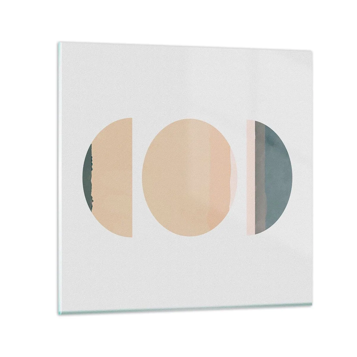 Obraz na skle - Kruh za kruhom - 40x40 cm