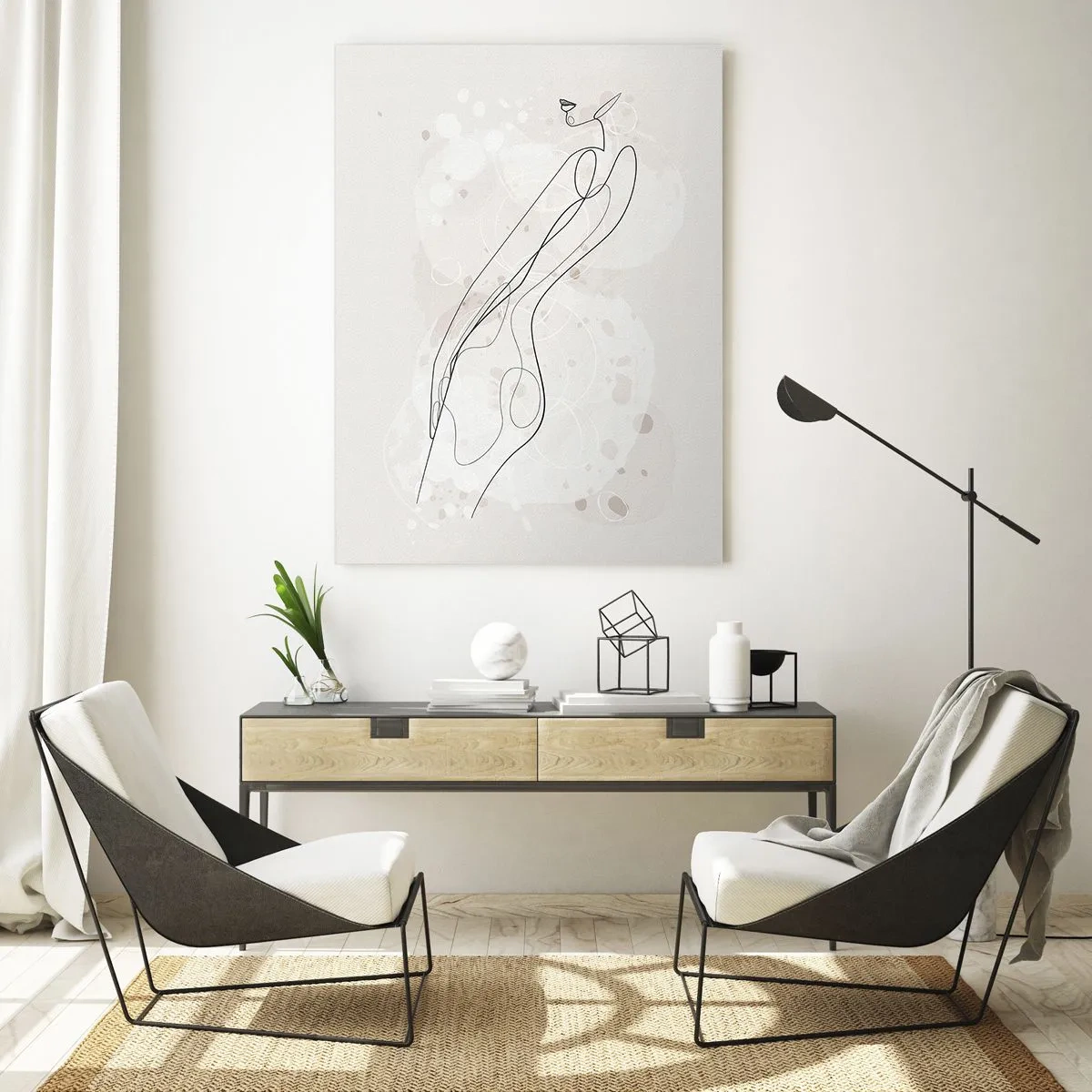 Obraz na skle - Zablúdiť pohľadom - 50x70 cm