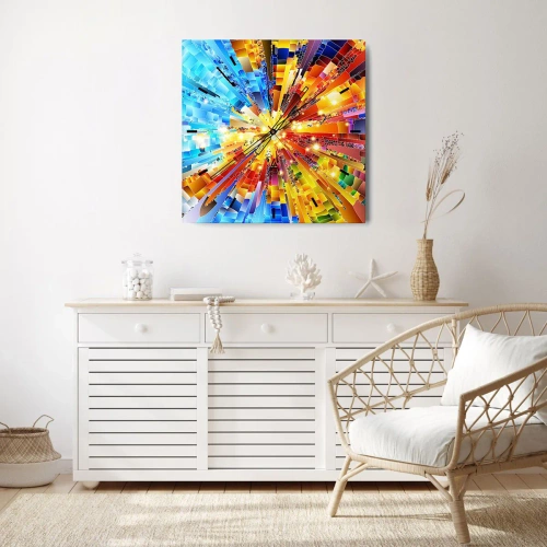 Nástenné hodiny - In medias res - 40x40 cm