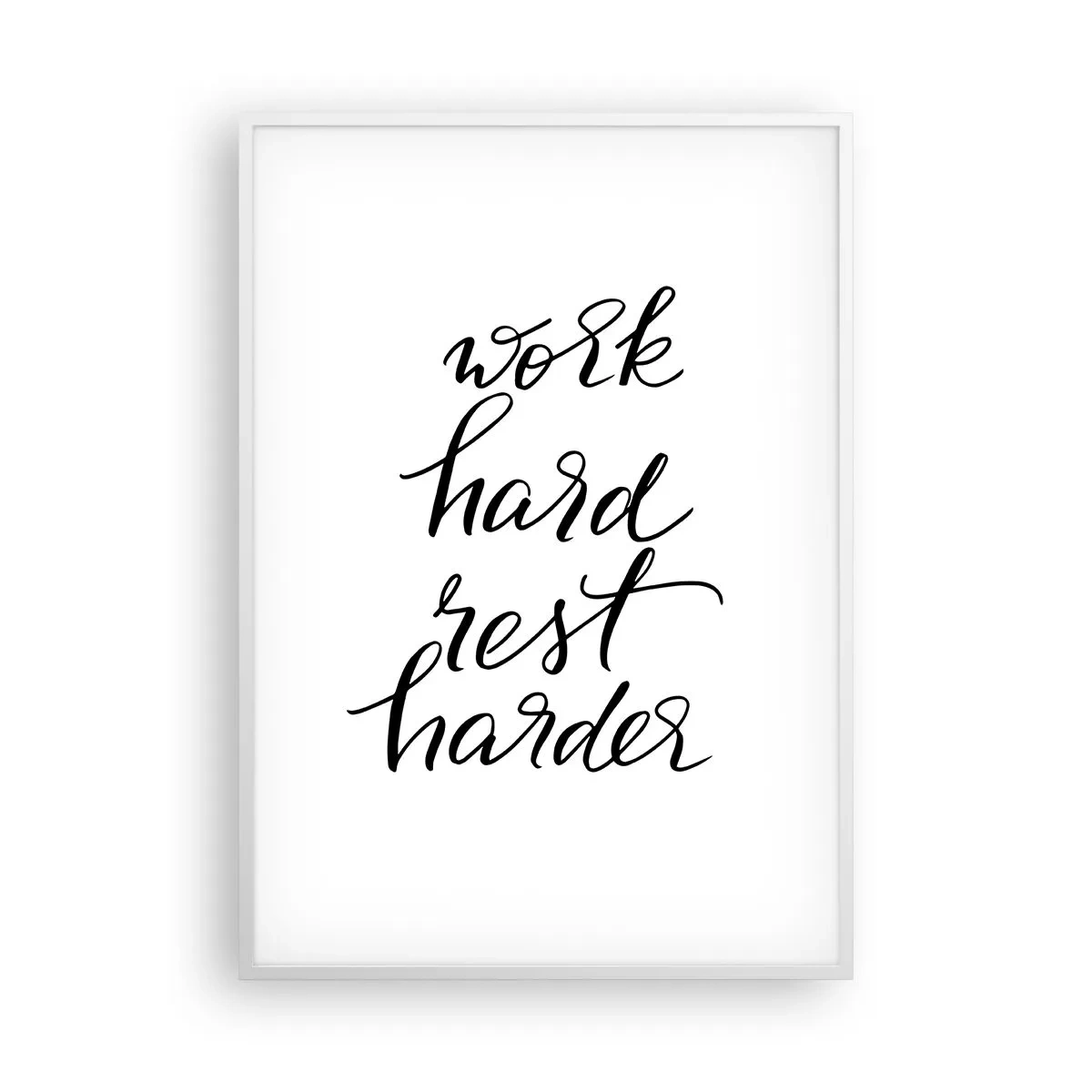 Plagát v bielom ráme - Životná rovnováha - 70x100 cm