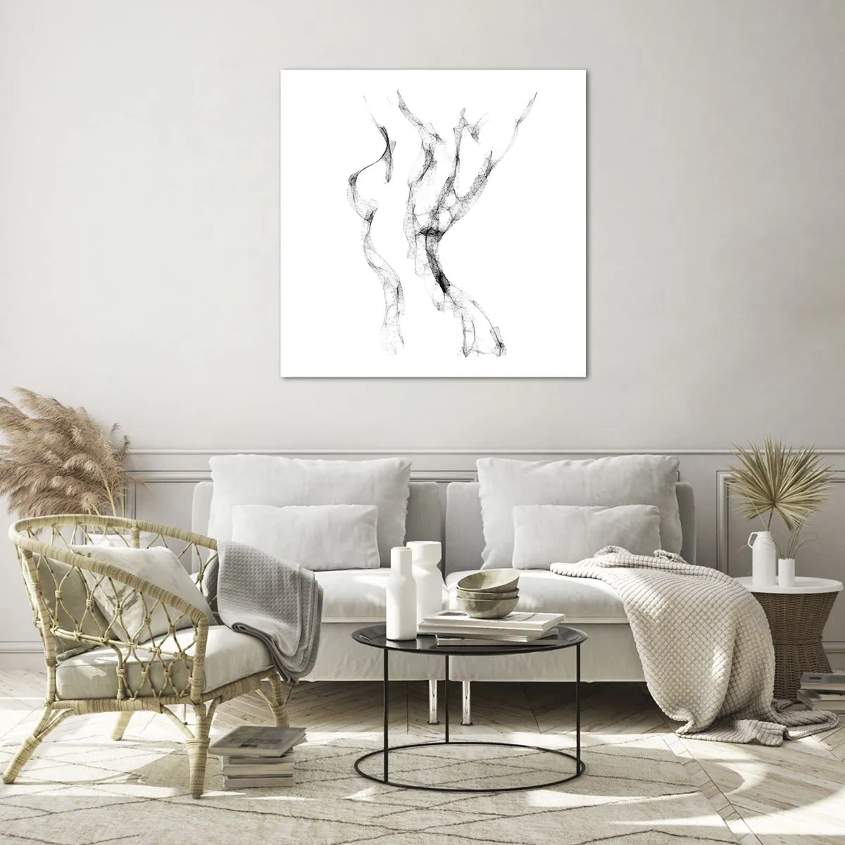 Obraz na skle - Krásna a silná - 50x50 cm