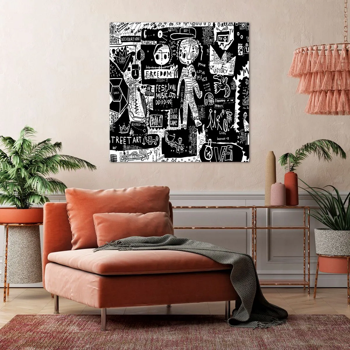 Obraz na plátne - Práva a radosti duševnej mladosti - 50x50 cm