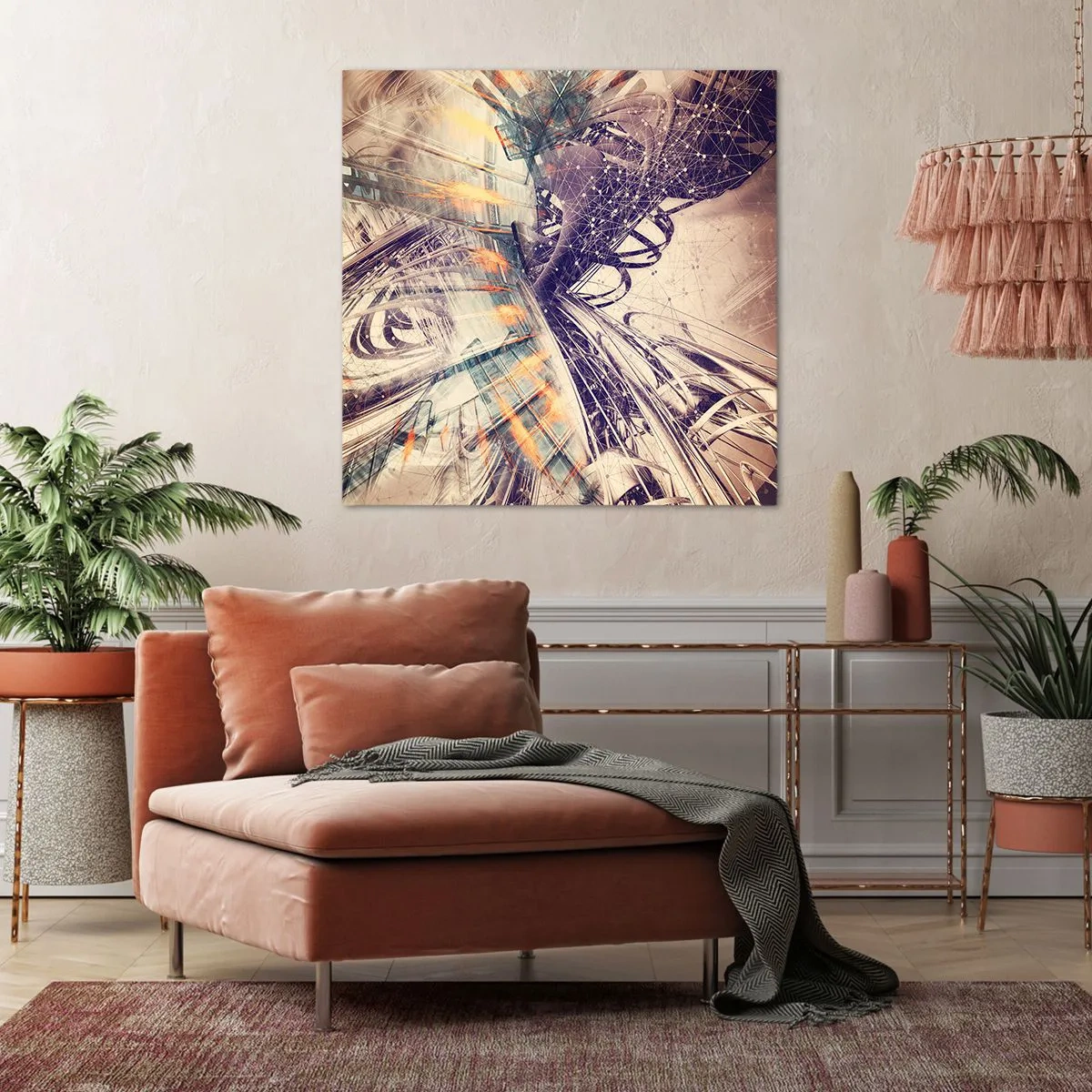 Obraz na plátne - Vo veľkom zhone - 40x40 cm