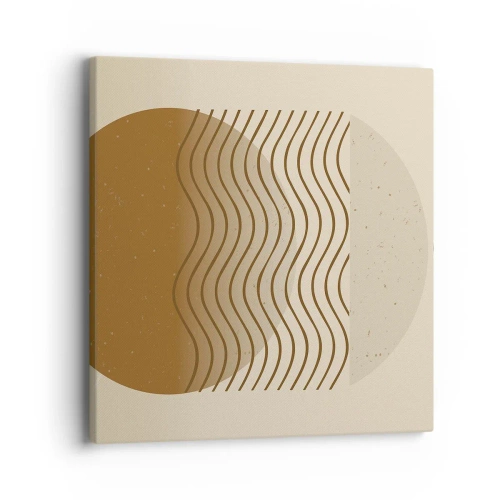 Obraz na plátne - O pôvode geometrických obrazcov - 40x40 cm