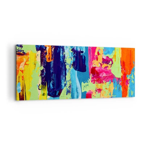 Obraz na plátne - Život je krásny! - 100x40 cm