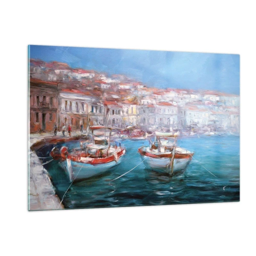 Obraz na skle - Taliansky záliv - 120x80 cm