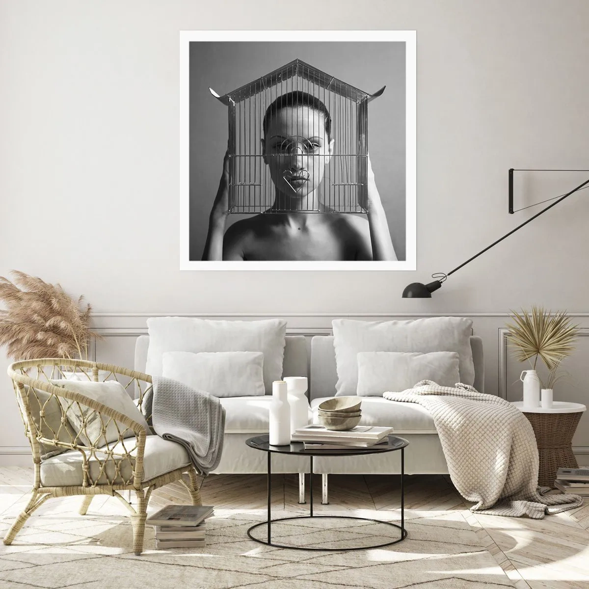 Plagát - Tak trochu surrealistický portrét - 60x60 cm