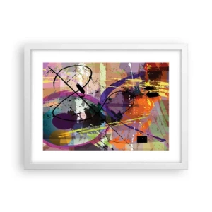 Plagát v bielom ráme - Možno priamo alebo okolo - 40x30 cm