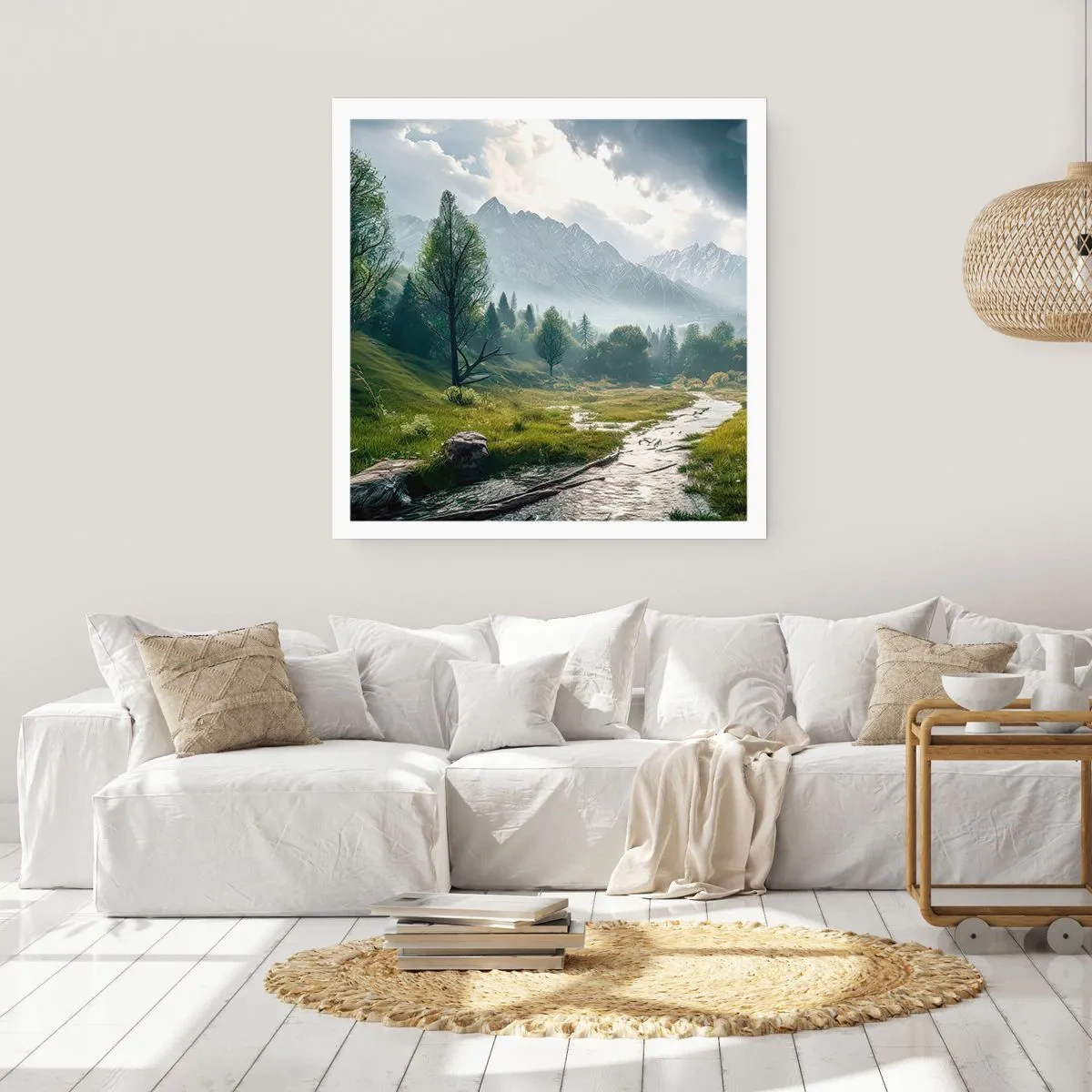 Plagát - Tam a späť - 40x40 cm