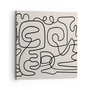 Obraz na plátne - Podľa stopy - 70x70 cm