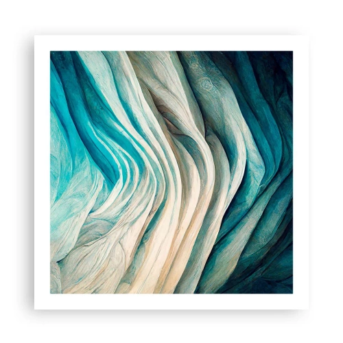 Plagát - Modrá neukojiteľnosť - 60x60 cm