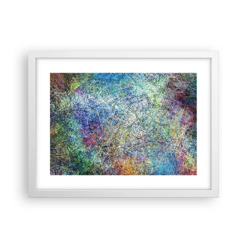 Plagát v bielom ráme - To nie je tak jednoduché - 40x30 cm