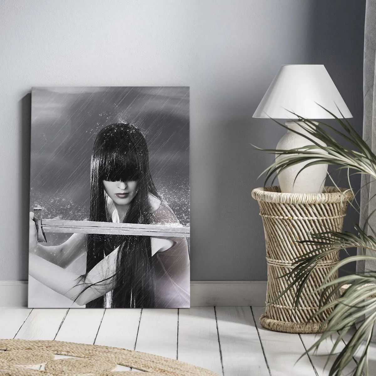 Obraz na plátne - Pekná a nebezpečná - 45x80 cm