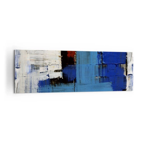 Obraz na plátne - Tajomstvo modrej - 160x50 cm