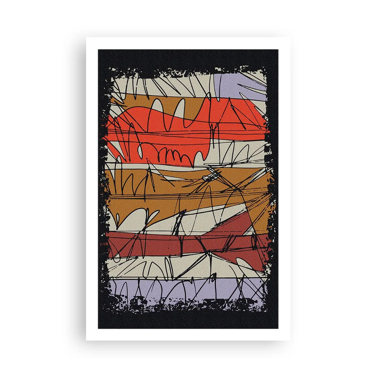 Plagát - Spontánna kompozícia - 61x91 cm