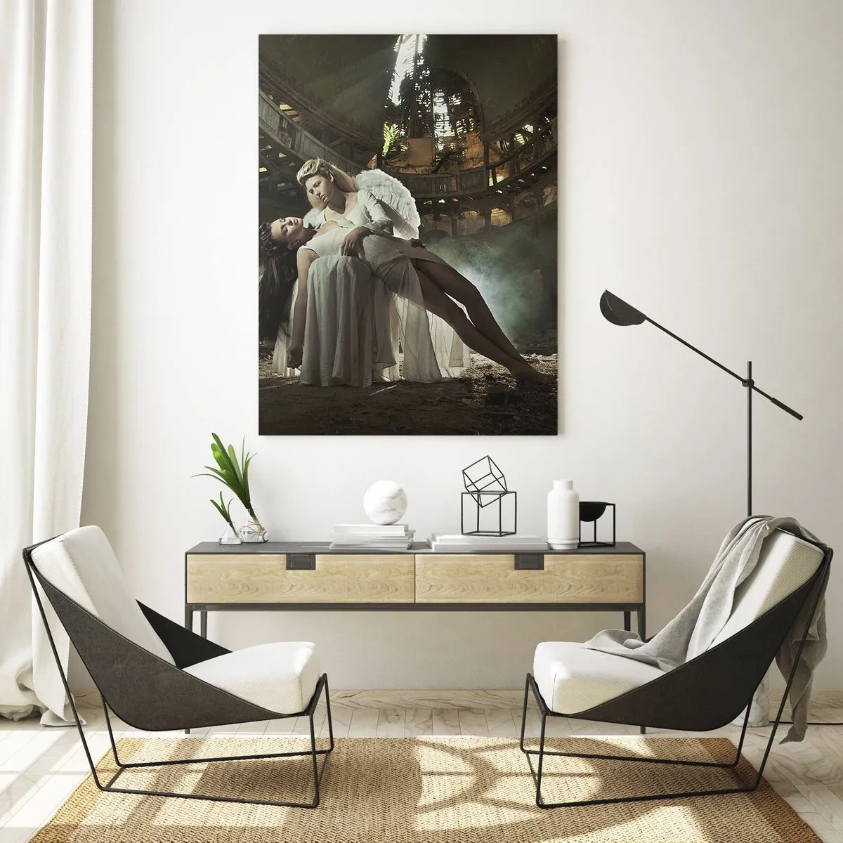 Obraz na skle - Duch starého divadla - 50x70 cm