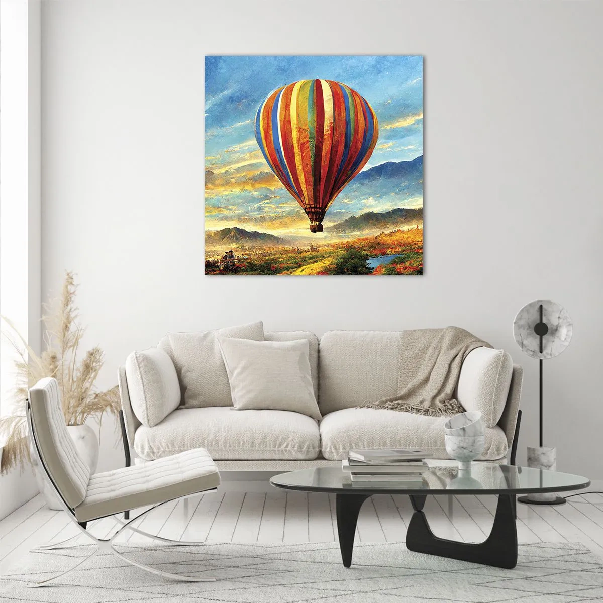 Obraz na skle - V tichu je toho vidieť viac - 70x70 cm