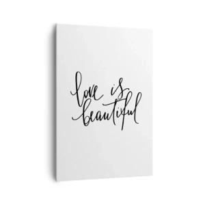 Obraz na plátne - Prečítaj a zopakuj - 70x100 cm