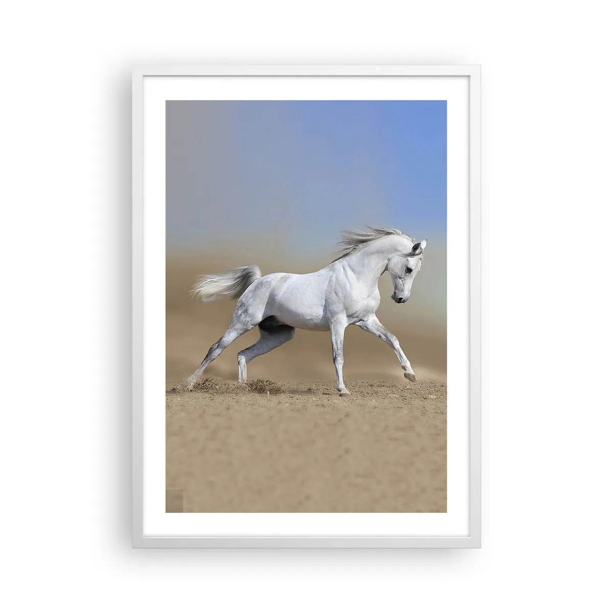 Plagát v bielom ráme - Najkrajšia arabská rozprávka - 50x70 cm