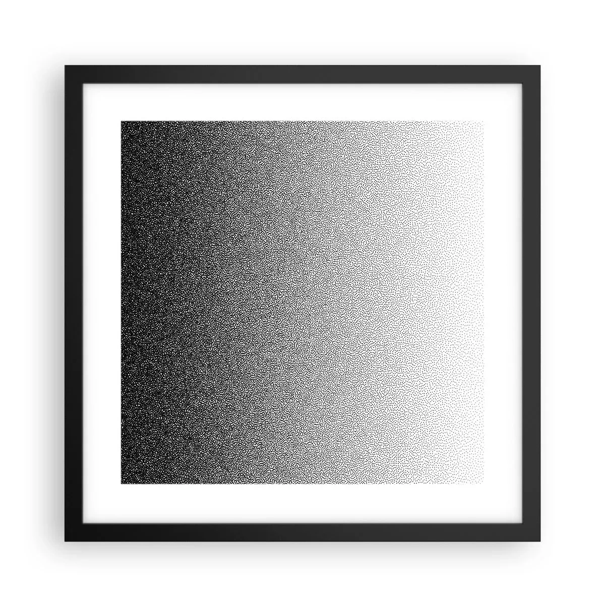 Plagát v čiernom ráme - Smerom ku svetlu - 40x40 cm