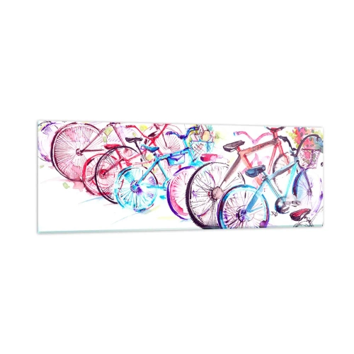 Obraz na skle - Zjazd Antimoto klubu - 90x30 cm