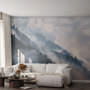 Fototapeta Premium Sand - Horská mystika - Krajina, hory, les - 100x70 cm
