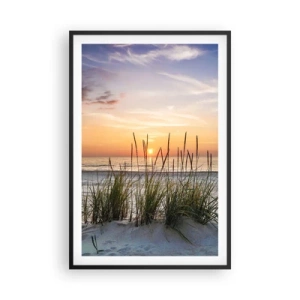 Plagát v čiernom ráme - Pozri sa, predstav si a pociť - 61x91 cm