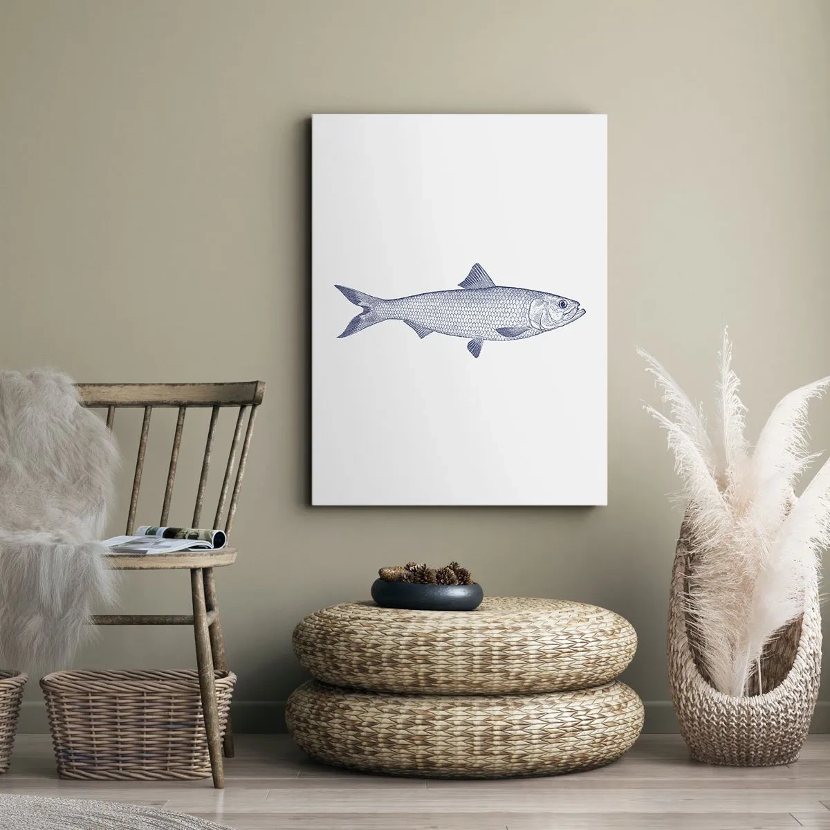 Obraz na plátne - Pozdravy zo severných morí - 55x100 cm