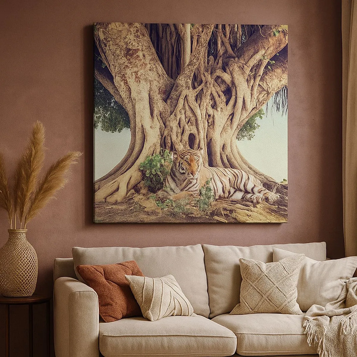 Obraz na plátne - Pohľad z knihy Mojžišovej - 30x30 cm