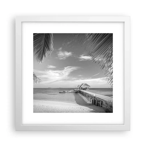 Plagát v bielom ráme - Spomienka alebo sen? - 30x30 cm