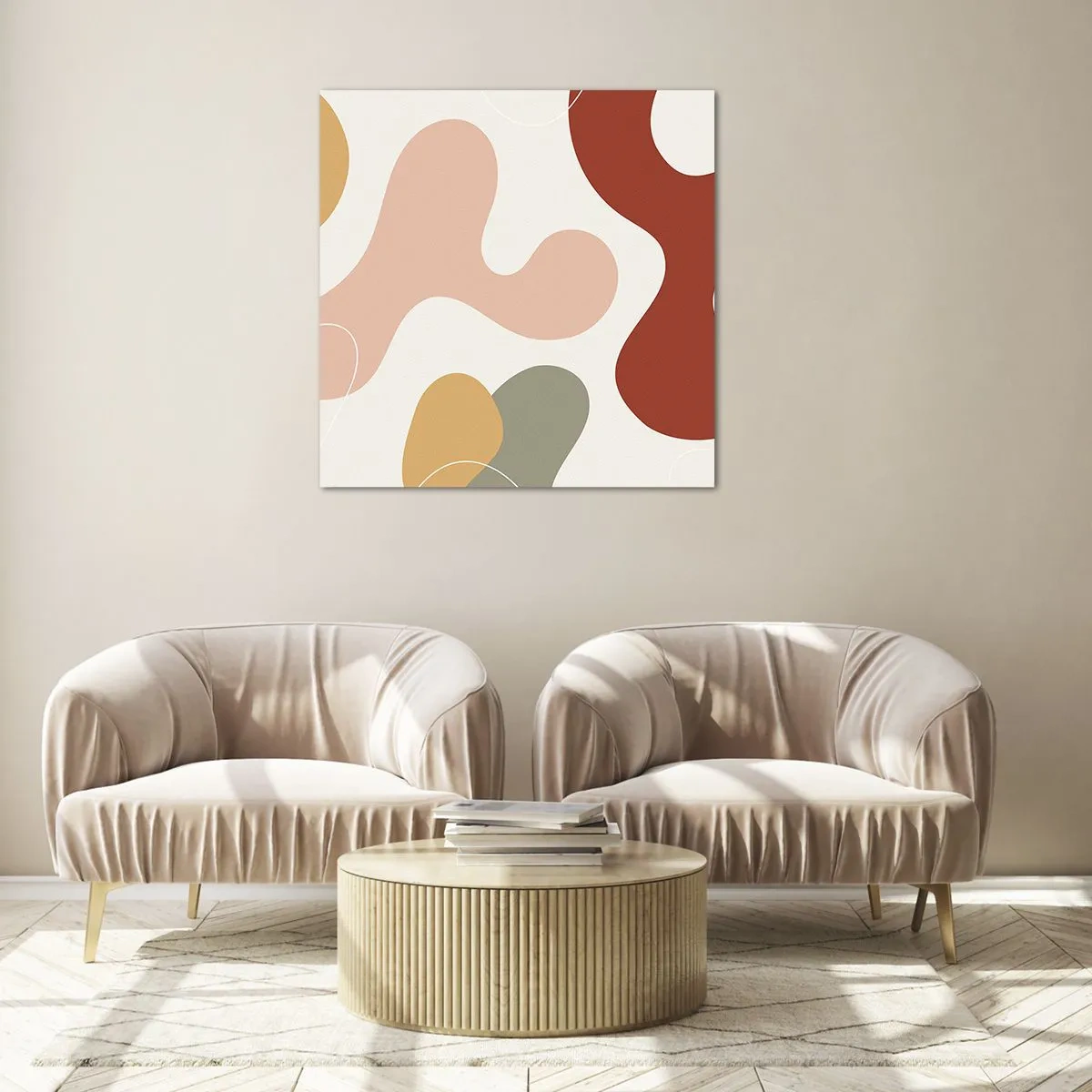 Obraz na skle - Klikiháky - 60x60 cm