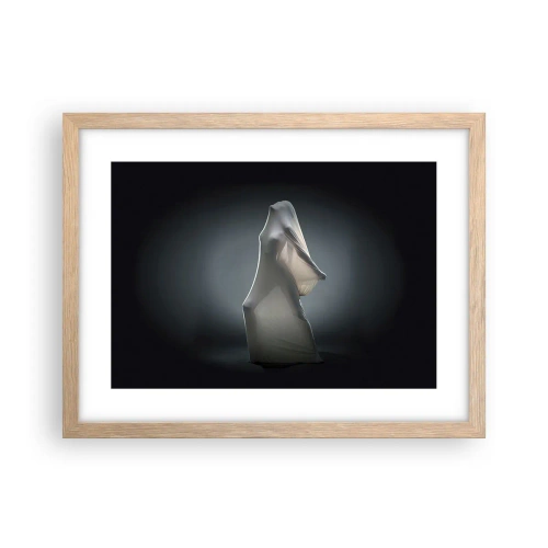 Plagát v ráme zo svetlého duba - Skryté túžby - 40x30 cm