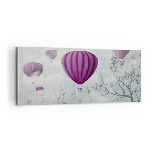 Obraz na plátne - Ako lode na oblohe - 100x40 cm