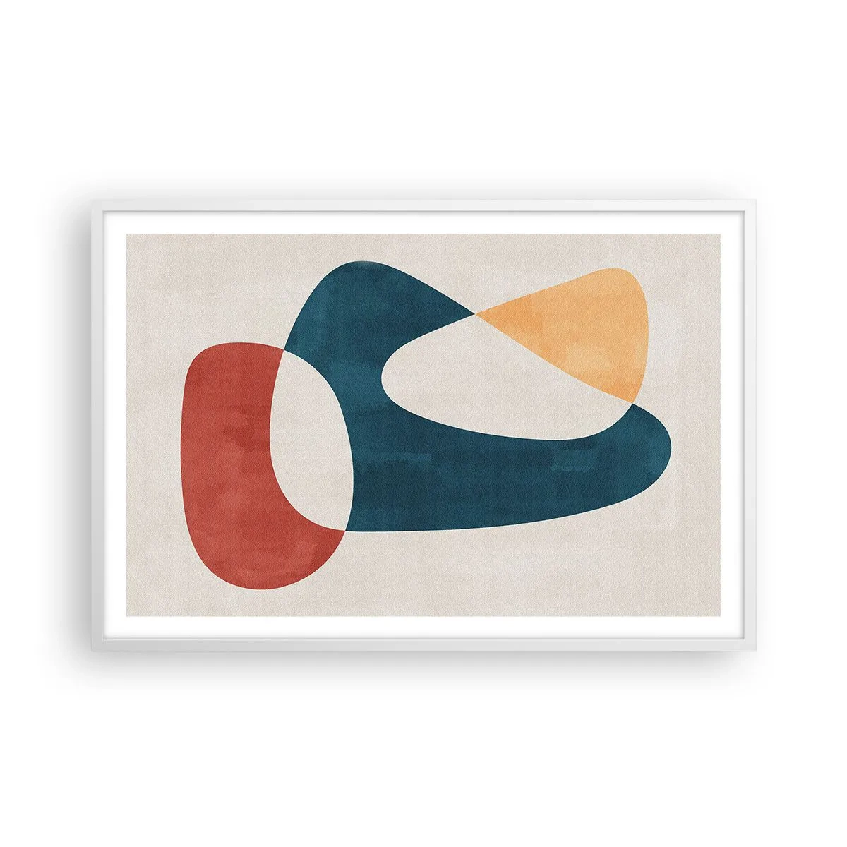 Plagát v bielom ráme - Vplyvy a metamorfózy - 91x61 cm