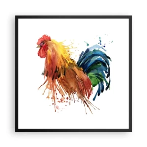 Plagát v čiernom ráme - Kráľovský šat, kráľovská pýcha - 60x60 cm