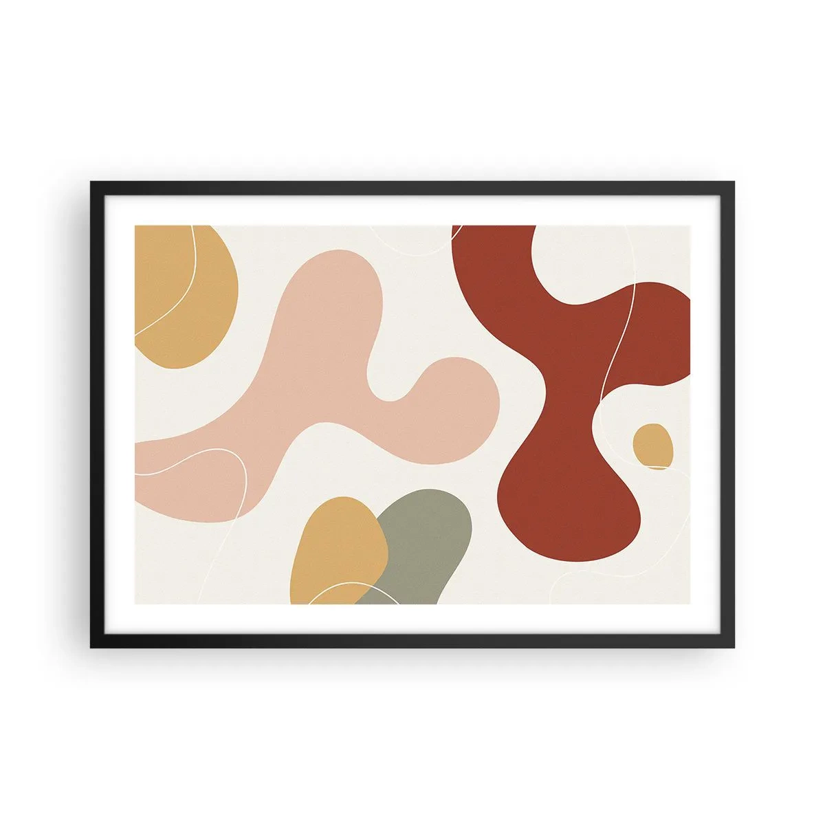 Plagát v čiernom ráme - Klikiháky - 70x50 cm