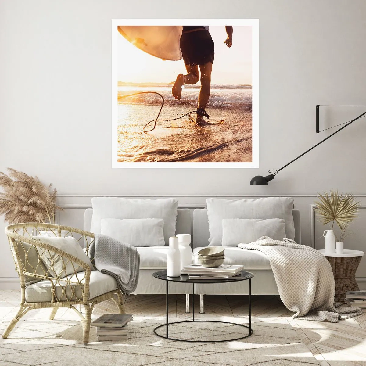 Plagát - V ústrety vlne - 60x60 cm