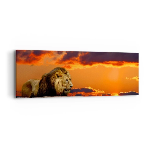 Obraz na plátne - Kráľ prírody - 90x30 cm