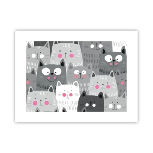 Plagát - Mačací svet - 40x30 cm