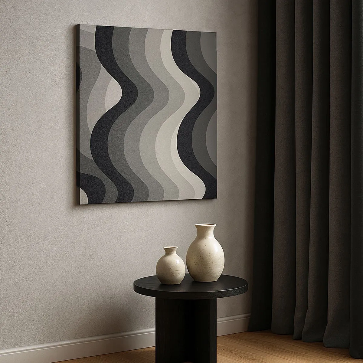 Obraz na plátne - Vlna za vlnou - 30x30 cm