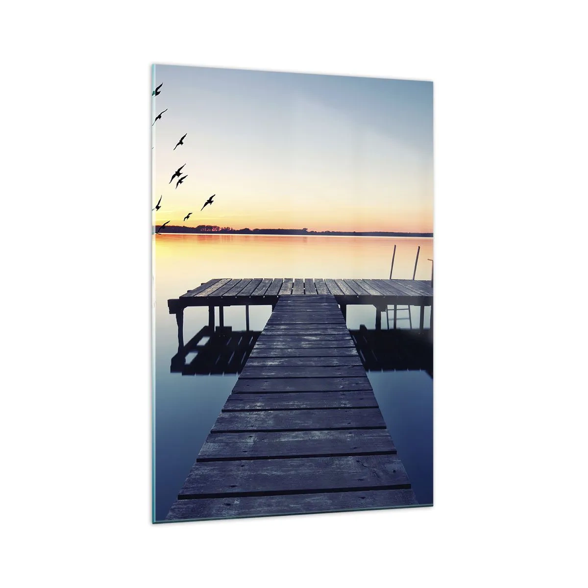 Obraz na skle - To bol dobrý deň - 70x100 cm