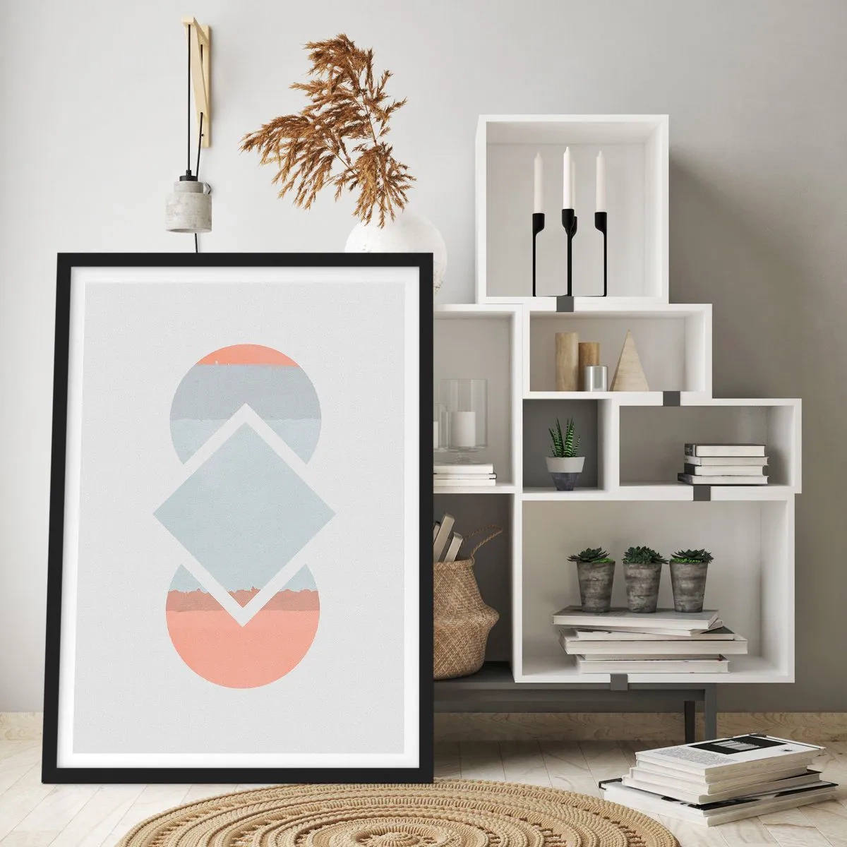 Plagát v čiernom ráme - Situácia je jasná - 70x100 cm