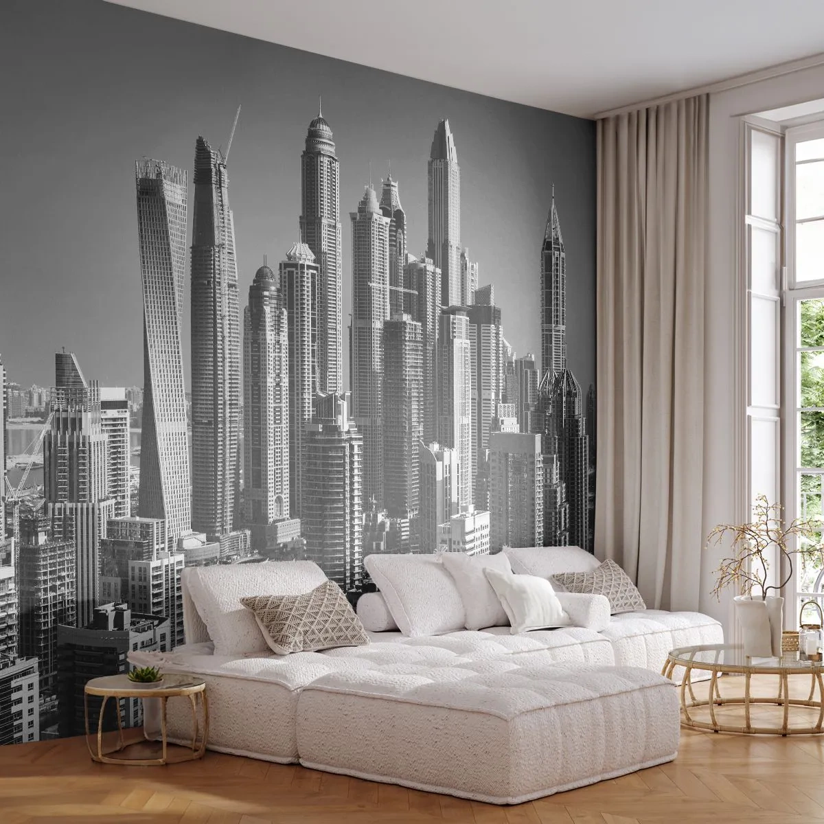 Fototapeta na mieru Premium Sand - Mesto nad púšťou - Architektúra, Mesto, Dubaj