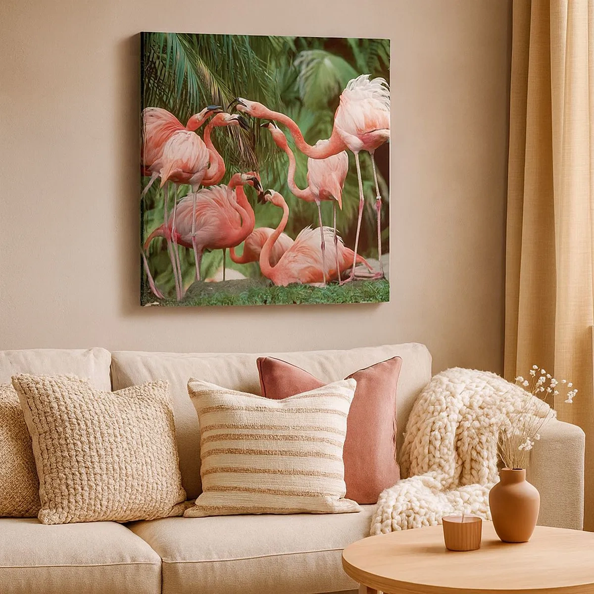 Obraz na plátne - Popoludňajšie klebety - 30x30 cm