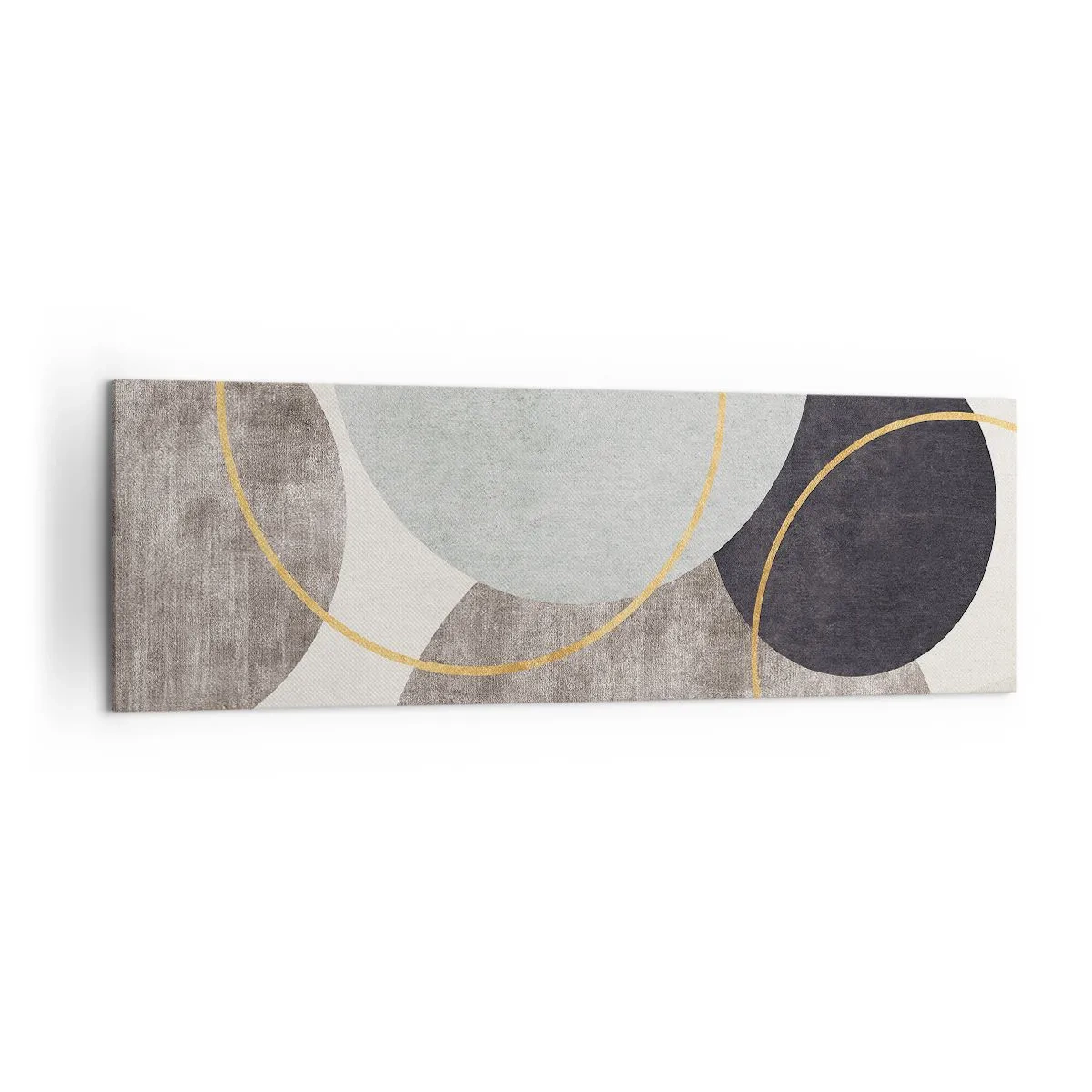Obraz na plátne - Kruh za kruhom - 160x50 cm